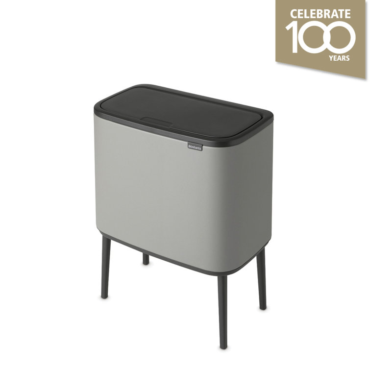 Brabantia Bo 34L Steel Touch Top Rubbish & Recycling
